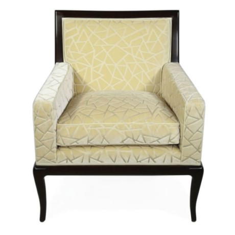 Modern Wooden Bergere