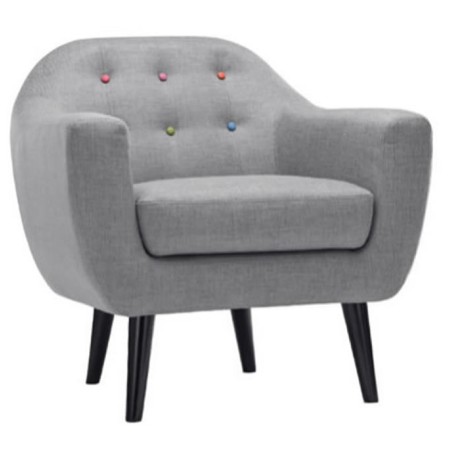 Retro Leg Buttoned Bergere