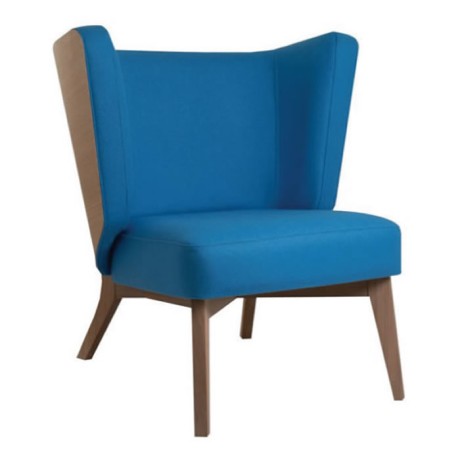 Retro Leg Blue Fabric Bergere