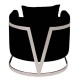 Black V Metal Back Bergere Black V Metal Back Bergere