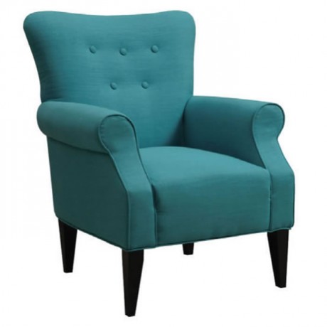 Turquoise Colored Fabric Bergere