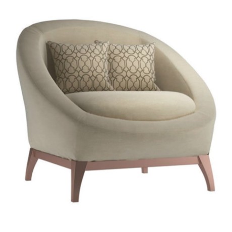 Round Wooden Bergere