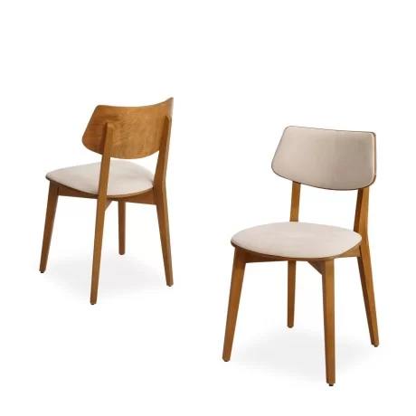 Wooden Walnut Colorful Plum Fabric Restaurant Chair Wooden Walnut Colorful Plum Fabric Restaurant Chair