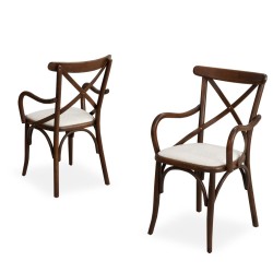 Стол, боядисан в орех, контра тонет Стол, боядисан в орех, контра тонет