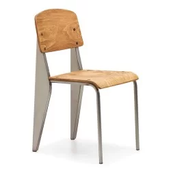 Monoblok Sırt ve Oturma Yüzeyi Metal İskeletli Metal Sandalye