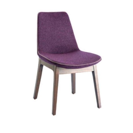 Purple Fabricated Polyurethane Chair