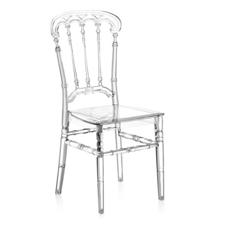 Baroque Style Transparent Wedding Chair