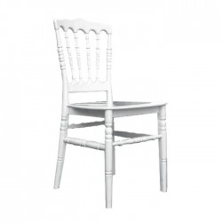 White Plastic Napoleon Chair