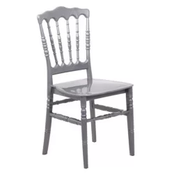 Gray Plastic Wedding Hall Organization Napoleon Chair