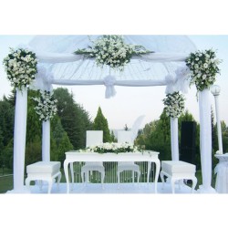 Vendosja e karrigeve për tryezë martese Princesha Dome Vendosja e karrigeve për tryezë martese Princesha Dome