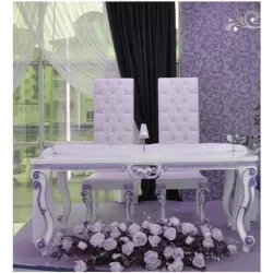 Lukens Ayak Oymalı Masalı Gelin Damat Sandalye