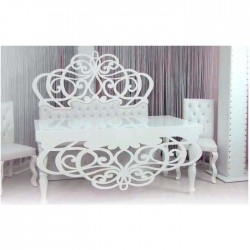 Bride Groom Table Chair Set with Carving Couch