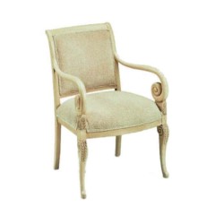 Carved Classic ArmchairWooden Lacquered Chair Carved Classic ArmchairWooden Lacquered Chair