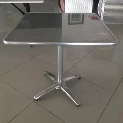 Kare Paslanmaz Cafe Masası