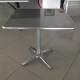 Square Stainless Cafe Table