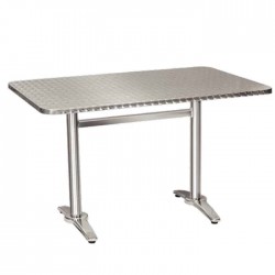 Stainless Garden Table for four