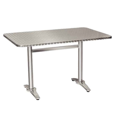 Stainless Garden Table for four