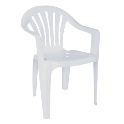 Weiß Sommergartenrestaurant Cafe Plastic Arm Chair Weiß Sommergartenrestaurant Cafe Plastic Arm Chair