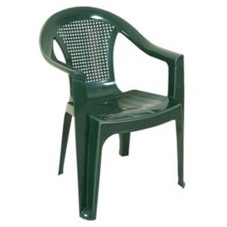 Green Plastic Armchair