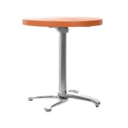 Table de restaurant en plastique orange