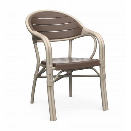 Bamboo Plastic Restaurant Hotel Cafe Shop Center Arm Chair