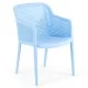 Chaise en plastique polypropylène à motifs tricotés Chaise en plastique polypropylène à motifs tricotés