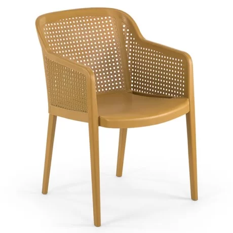 Chaise en plastique polypropylène à motifs tricotés Chaise en plastique polypropylène à motifs tricotés