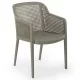 Chaise en plastique polypropylène à motifs tricotés Chaise en plastique polypropylène à motifs tricotés