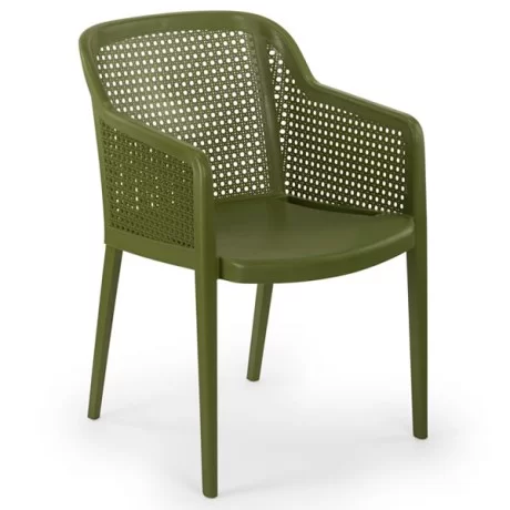 Chaise en plastique polypropylène à motifs tricotés Chaise en plastique polypropylène à motifs tricotés