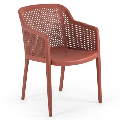 Chaise en plastique polypropylène à motifs tricotés Chaise en plastique polypropylène à motifs tricotés