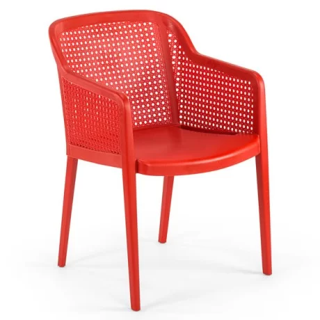 Chaise en plastique polypropylène à motifs tricotés Chaise en plastique polypropylène à motifs tricotés