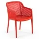 Chaise en plastique polypropylène à motifs tricotés Chaise en plastique polypropylène à motifs tricotés