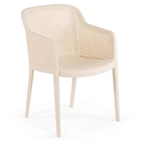 Chaise en plastique polypropylène à motifs tricotés Chaise en plastique polypropylène à motifs tricotés