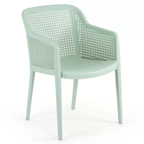 Chaise en plastique polypropylène à motifs tricotés Chaise en plastique polypropylène à motifs tricotés