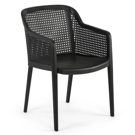 Chaise en plastique polypropylène à motifs tricotés Chaise en plastique polypropylène à motifs tricotés