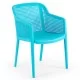 Chaise en plastique polypropylène à motifs tricotés Chaise en plastique polypropylène à motifs tricotés
