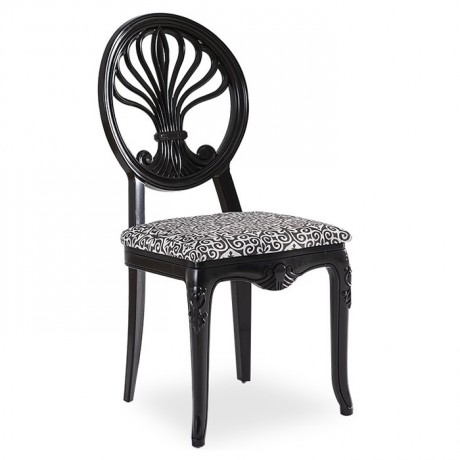 Black Plastic Wedding Hall Kitchen Lounge Chair