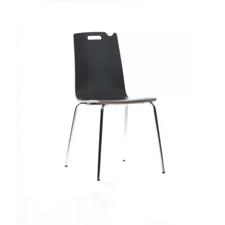 Çanta Asılabilir Sırt Formlu Siyah Antrasit Monoblok Sandalye