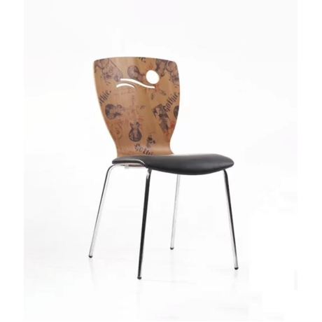 Turuncu Monoblok Sandalye Metal Ayaklı Sandalye
