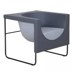 Polyurethan Bergere Mit Metallbeinen