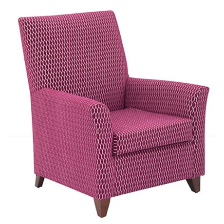 Pink Patterned Fabric Upholstery Polyurethane Hotel Bergere Pink Patterned Fabric Upholstery Polyurethane Hotel Bergere