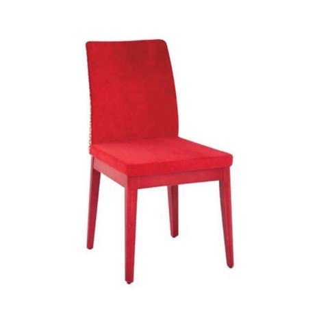 Polyurethane Red Painted Chair