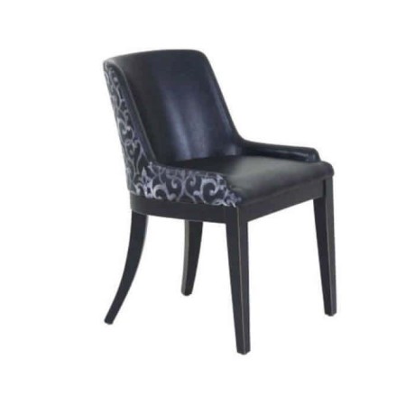 Polyurethane Chair Black Leather