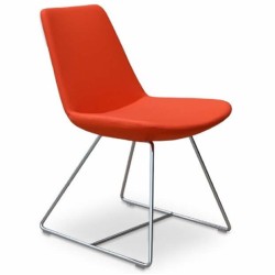 Kırmızı Poliüretan Sandalye Kırmızı Poliüretan Sandalye