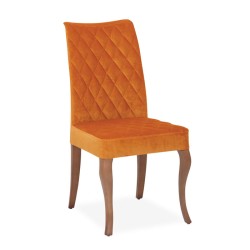 Полиуретанов стол с дървено краче Полиуретанов стол с дървено краче