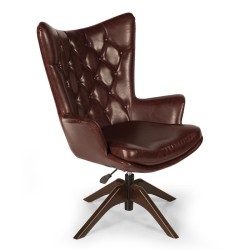 Полиуретанов стол с дървено краче Полиуретанов стол с дървено краче