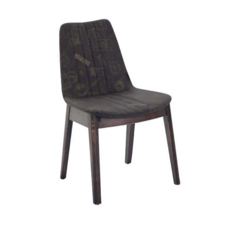 Polyurethane Black Fabric Upholstered Chair