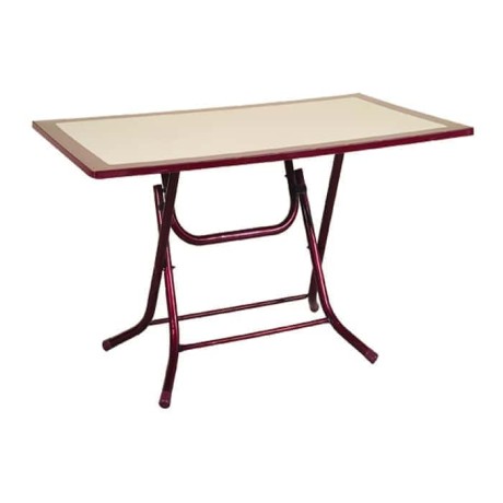 Rectangular Folding Leg Polyester Table