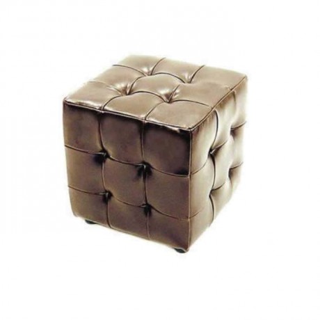 Quilted Square Ottoman