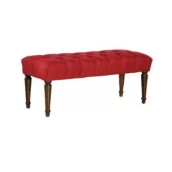 Sırğalı Torna Ayaqlı Uzun Puf Bench